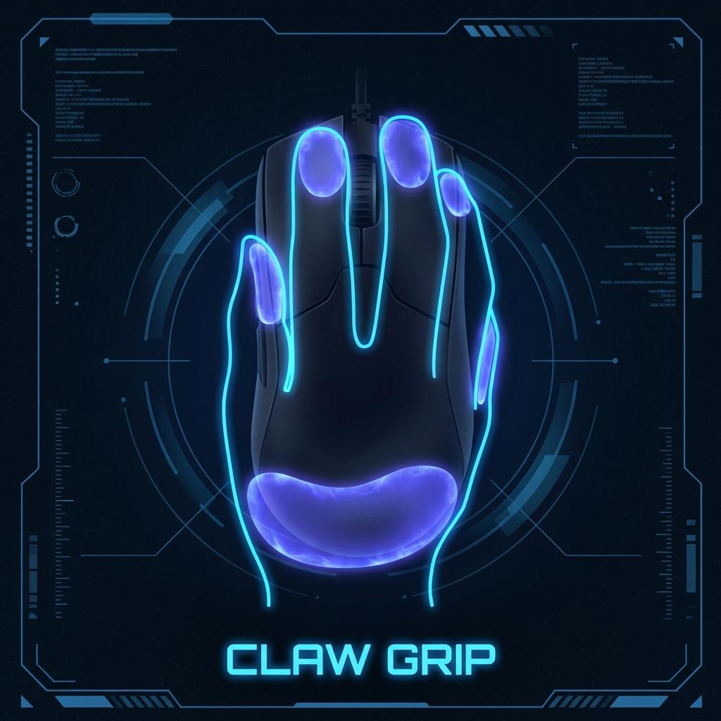 claw grip diagram