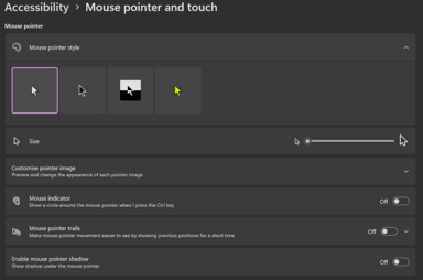 Customize Pointer Appearance: Size, Color & Trails | Mouse Test Online ...